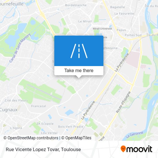 Rue Vicente Lopez Tovar map