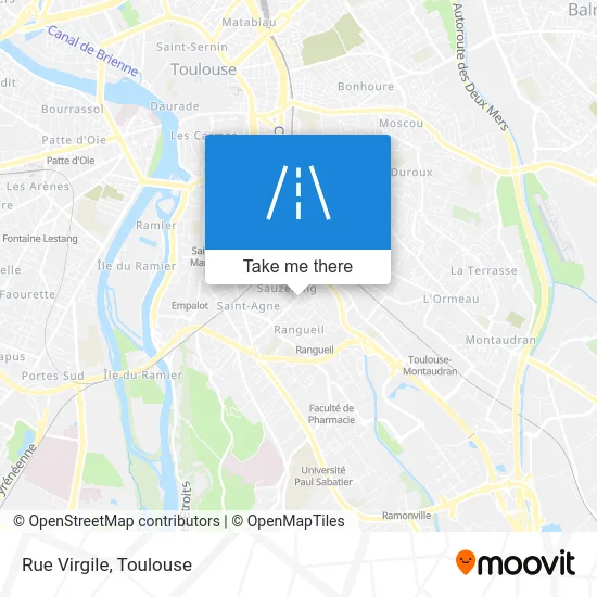 Rue Virgile map