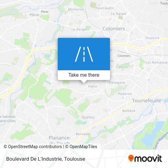 Boulevard De L'Industrie map