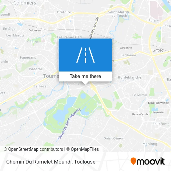 Chemin Du Ramelet Moundi map