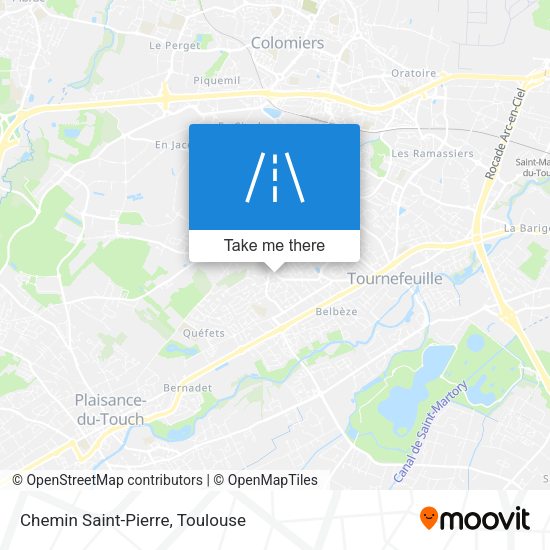 Chemin Saint-Pierre map