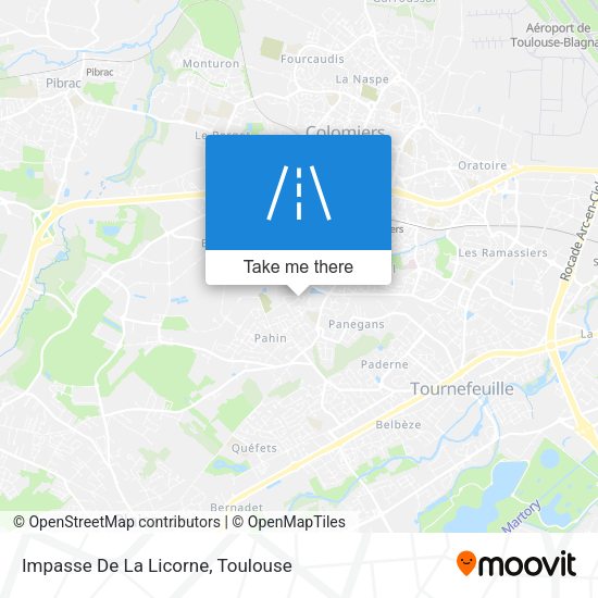 Impasse De La Licorne map