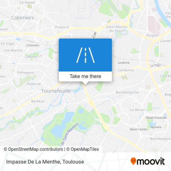 Impasse De La Menthe map
