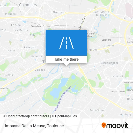 Impasse De La Meuse map