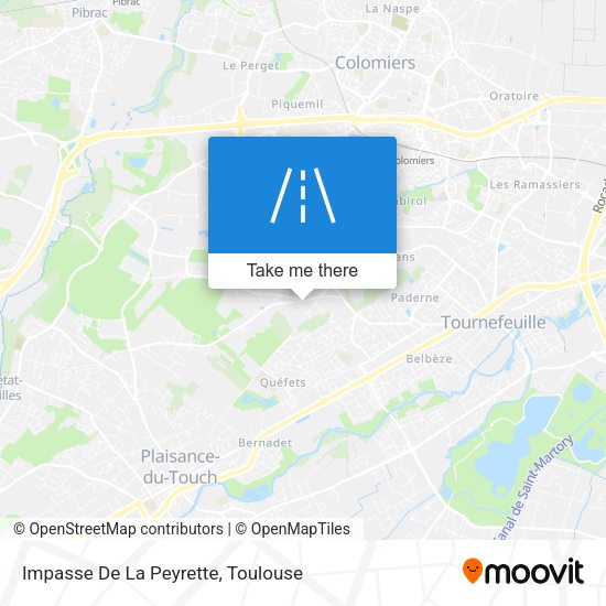 Impasse De La Peyrette map