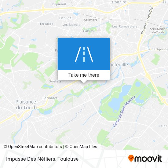 Impasse Des Néfliers map