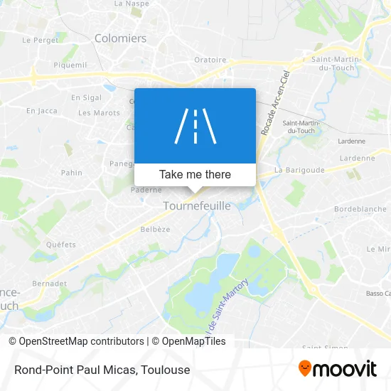 Rond-Point Paul Micas map