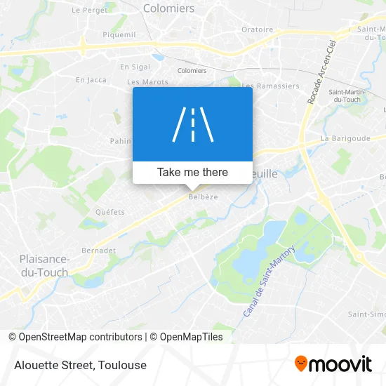 Rue De L'Alouette map