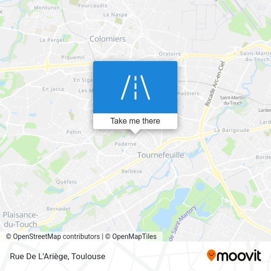 Rue De L'Ariège map