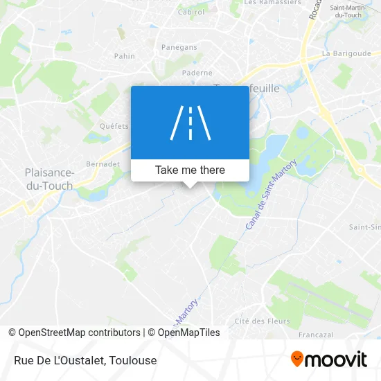 Rue De L'Oustalet map