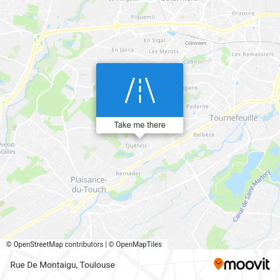 Rue De Montaigu map