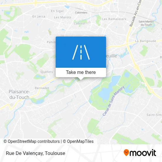 Rue De Valençay map