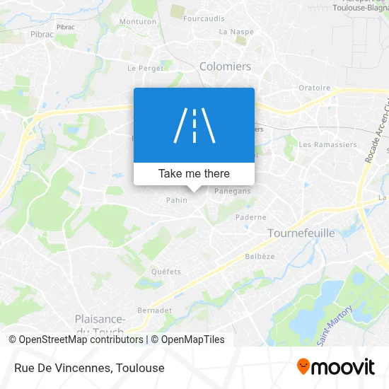 Rue De Vincennes map