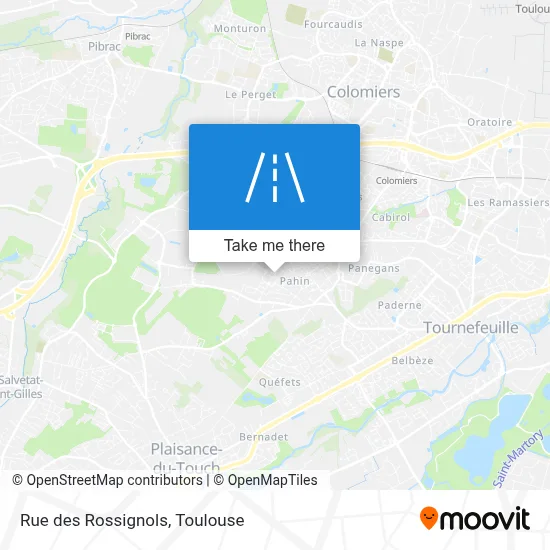 Rue Des Rossignols map