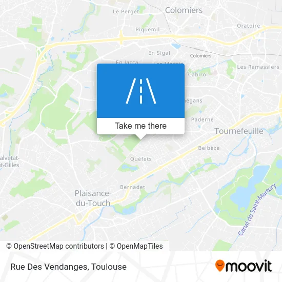 Rue Des Vendanges map