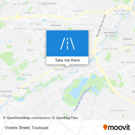 Rue Des Violettes map