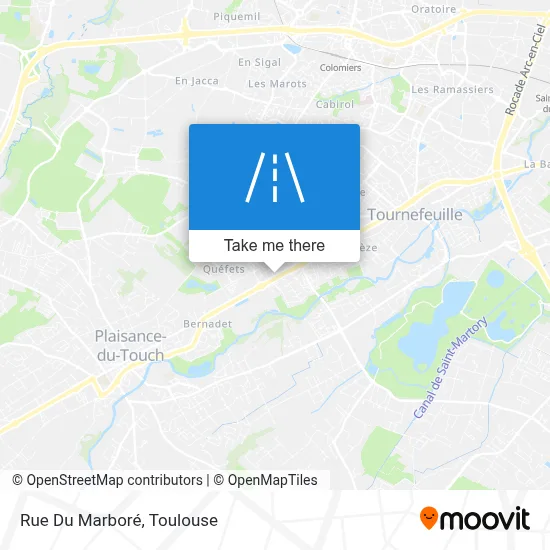 Rue Du Marboré map