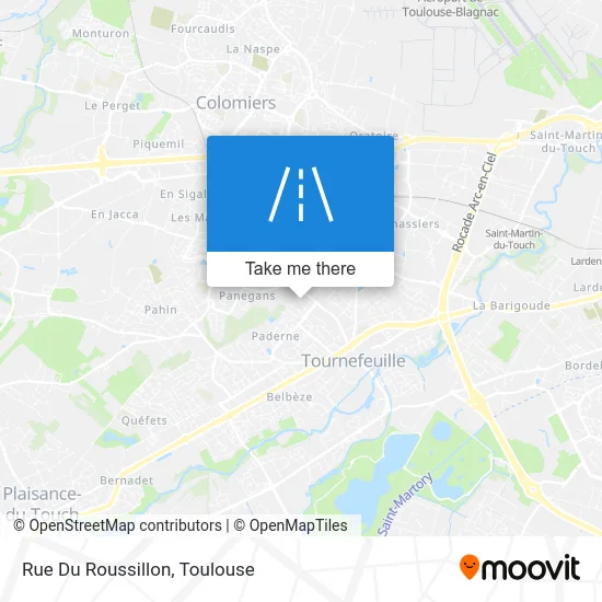 Rue Du Roussillon map