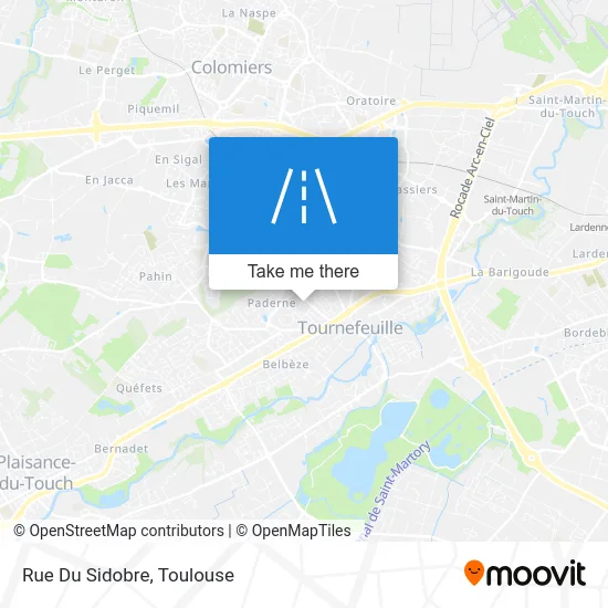 Rue Du Sidobre map