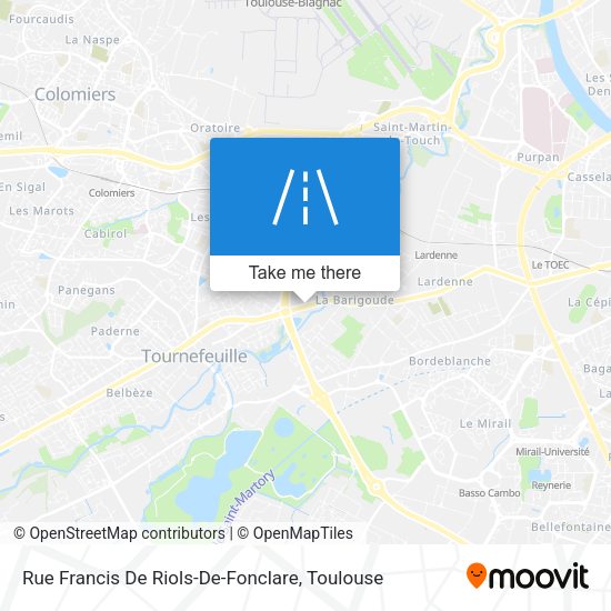 Rue Francis De Riols-De-Fonclare map