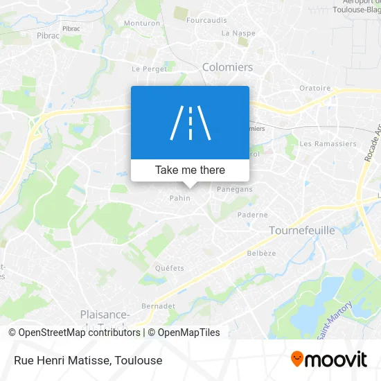 Rue Henri Matisse map