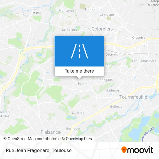 Rue Jean Fragonard map