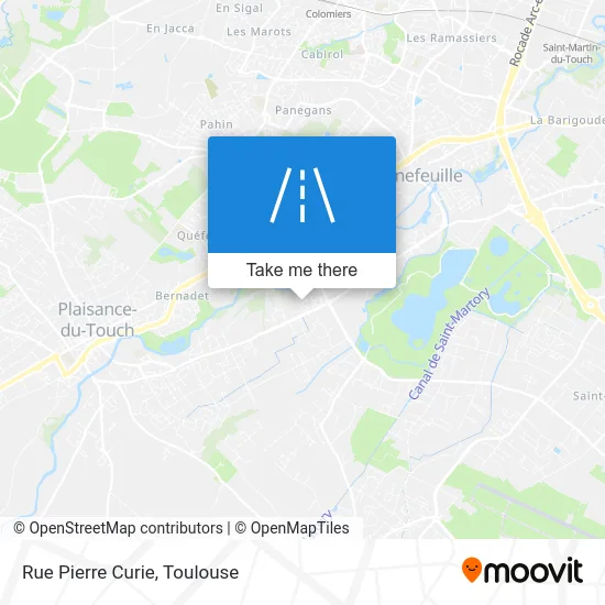 Rue Pierre Curie map