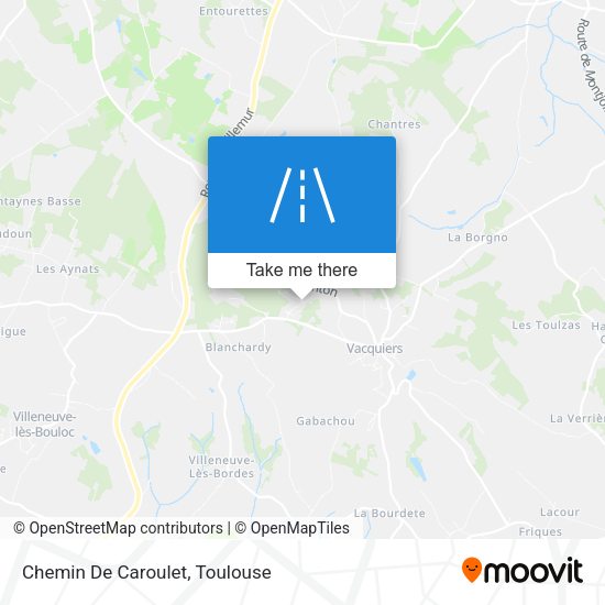 Chemin De Caroulet map