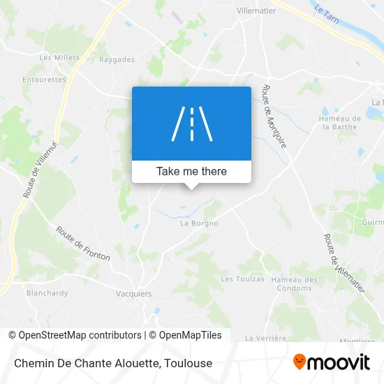 Chemin De Chante Alouette map
