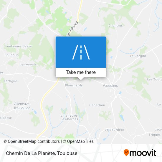 Chemin De La Planète map