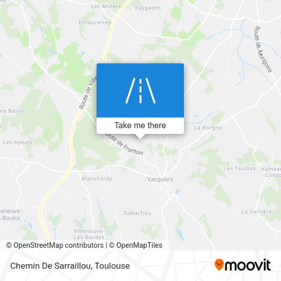 Chemin De Sarraillou map