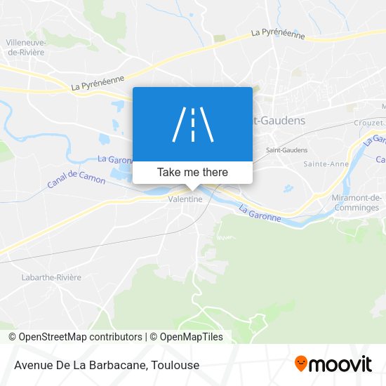 Avenue De La Barbacane map