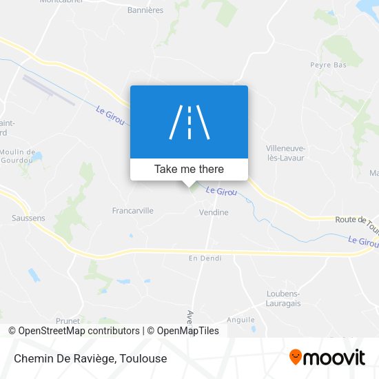 Chemin De Raviège map