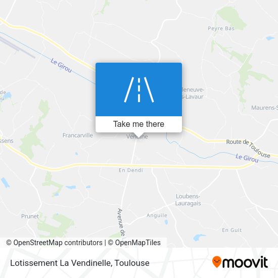 Lotissement La Vendinelle map
