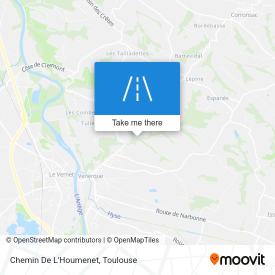 Chemin De L'Houmenet map