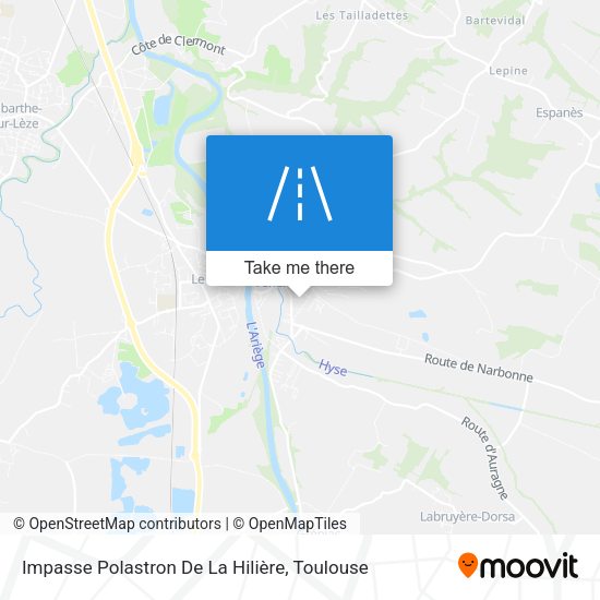Impasse Polastron De La Hilière map