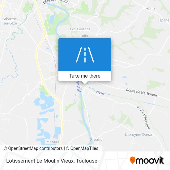 Lotissement Le Moulin Vieux map