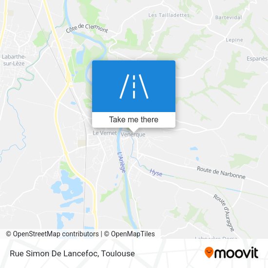 Rue Simon De Lancefoc map