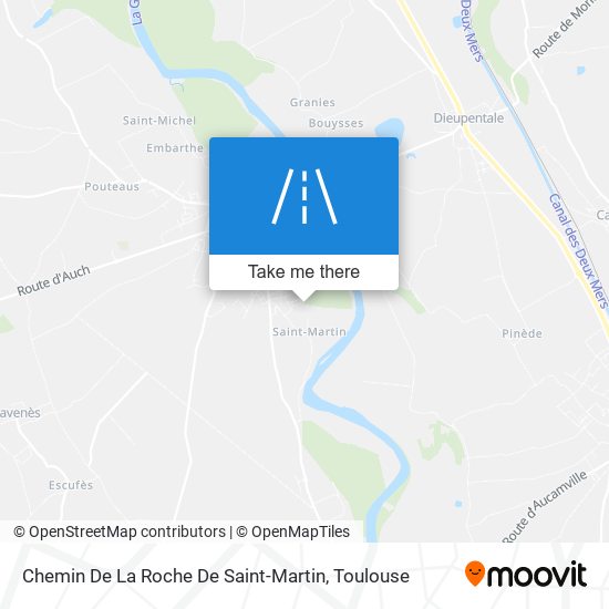 Chemin De La Roche De Saint-Martin map