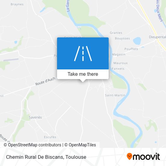 Chemin Rural De Biscans map