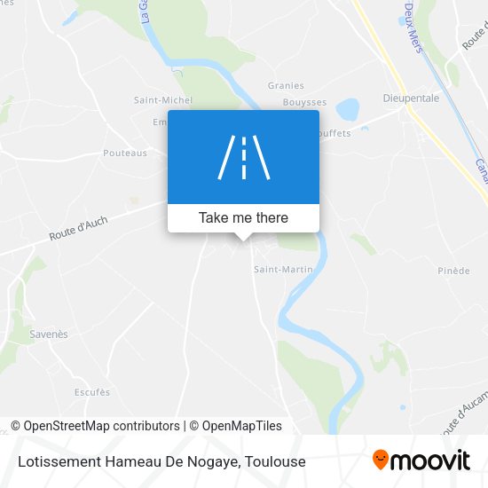 Lotissement Hameau De Nogaye map