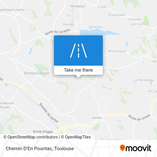 Chemin D'En Pountac map