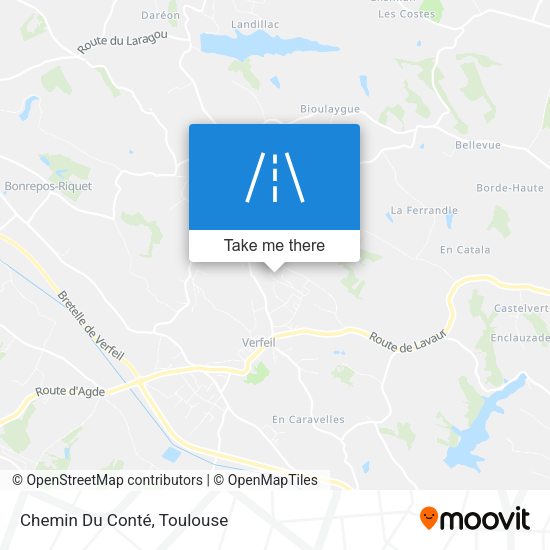 Chemin Du Conté map