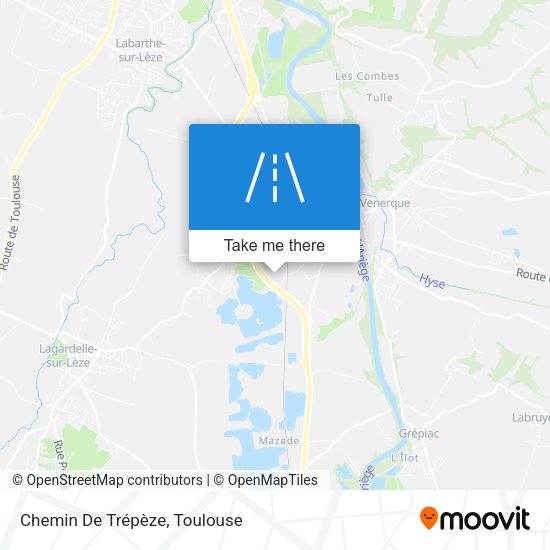 Chemin De Trépèze map