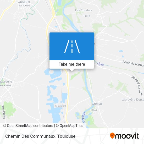 Chemin Des Communaux map
