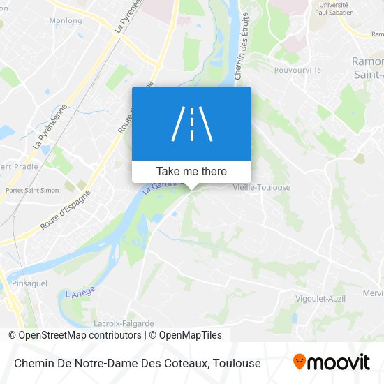 Chemin De Notre-Dame Des Coteaux map