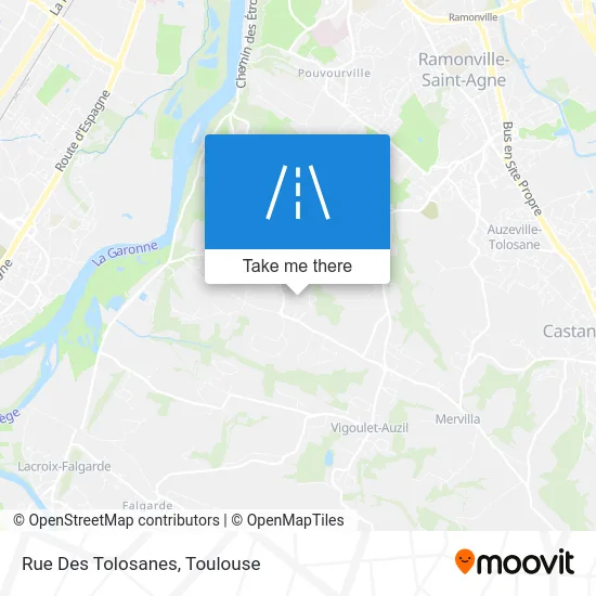 Rue Des Tolosanes map