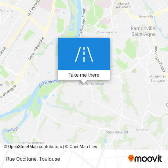 Rue Occitane map