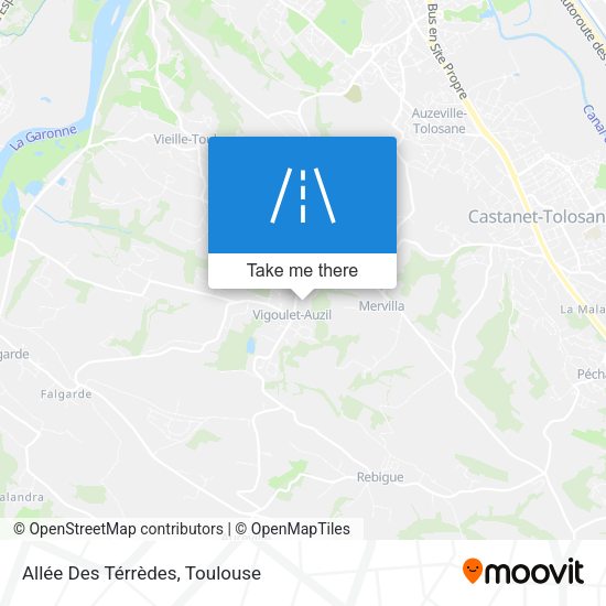 Allée Des Térrèdes map