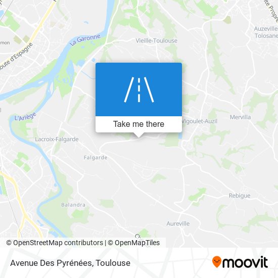 Avenue Des Pyrénées map